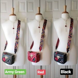 Retro mini bag with Colorful Strap🌹